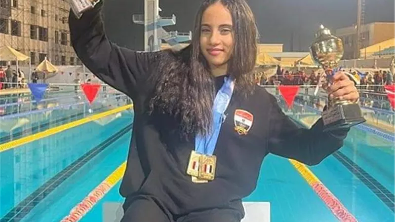 سباحة الاوليمبي تحصد 4 ميداليات ذهبية في بطولة الجمهورية