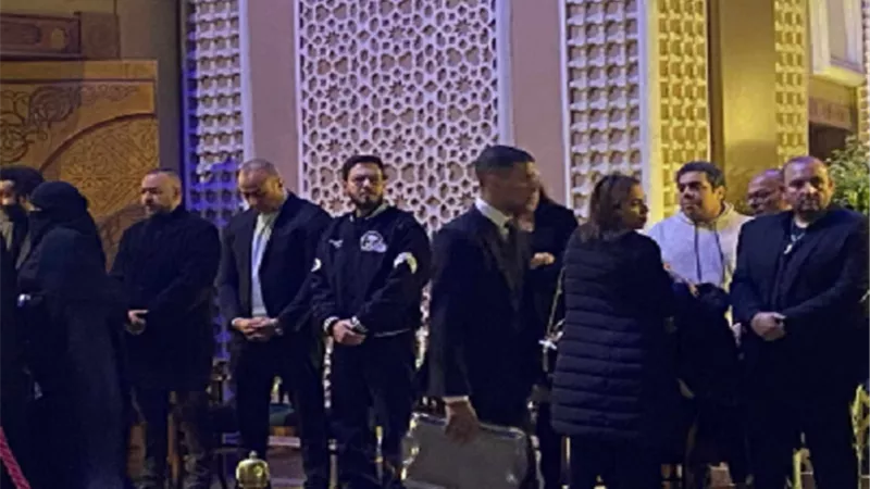 بالصور.. احمد زاهر وماندو فى عزاء الملحن محمد رحيم