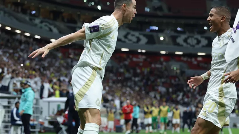 شاهد .. ثلاثية النصر فى شباك الغرافة بدورى أبطال آسيا