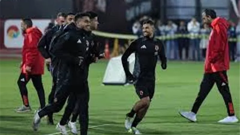 الأهلي يختتم تدريباته استعدادا لمباراة ستاد أبيدجان بدوري الأبطال