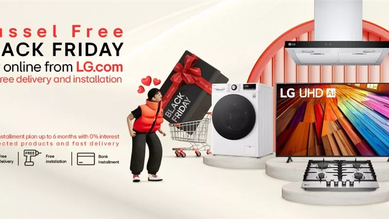 إل جي مصر تعلن عن عروض بلاك فرايدي الحصرية على LG.COM