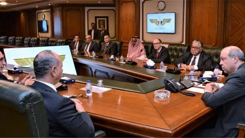 الحفنى يبحث مع شركات الطيران كافة التحديات والعمل على حلها