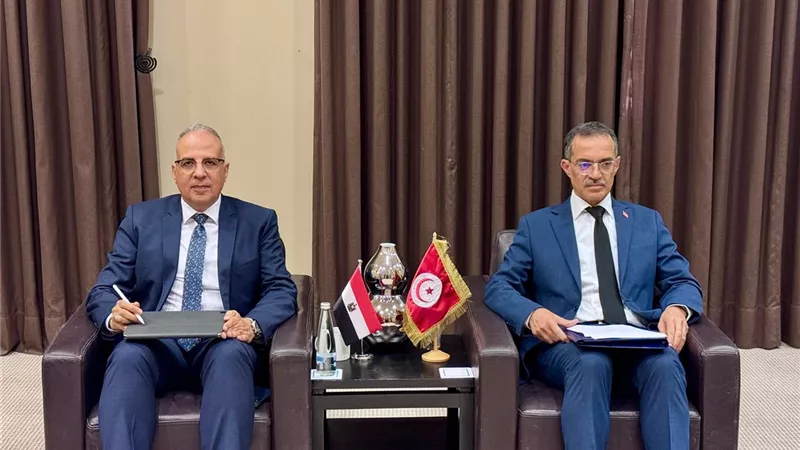 وزير الري يبحث التعاون مع تونس لدعم نظم الإنذار المبكر للسيول