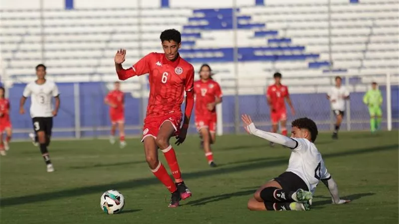 التعادل السلبي يحسم الشوط الأول بين مصر وتونس بدورة شمال أفريقيا