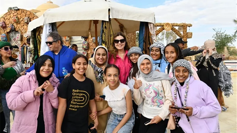 رحلة ترفيهية للفنانين والوفود المشاركة بمهرجان الفيوم السينمائي