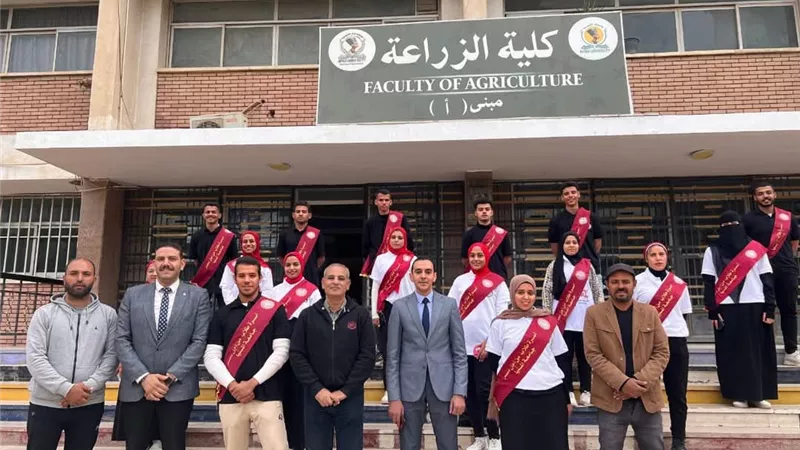 فوز الطالب محمد جمال رئيسأ لاتحاد طلاب كلية الزراعة بالمنيا