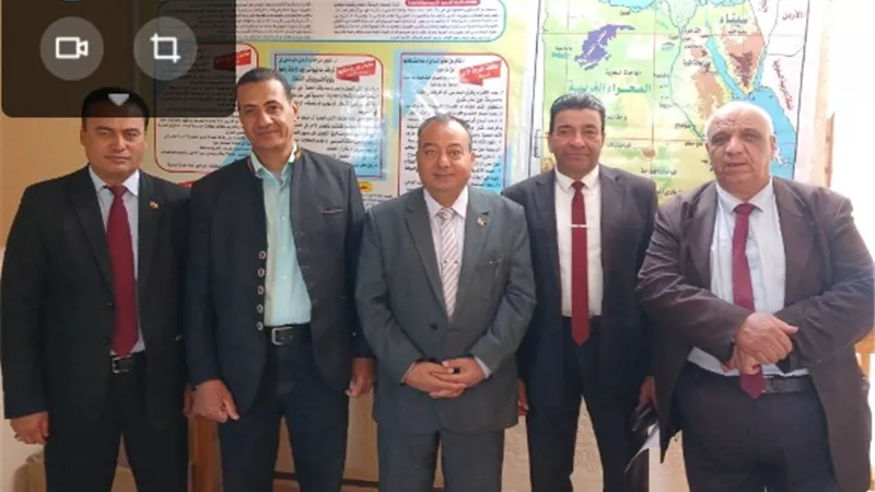 مدير أمن تعليم الداخلة يتابع تنفيذخطط الاخلاء في حالات الطوارئ