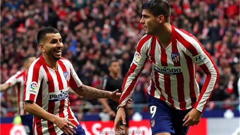أتلتيكو مدريد ينهي الشوط الأول بثنائية أمام سبارتا براج