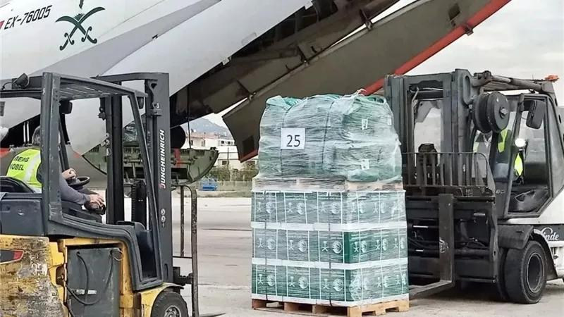 وصول الطائرة الإغاثية السعودية الـ 25 إلى لبنان