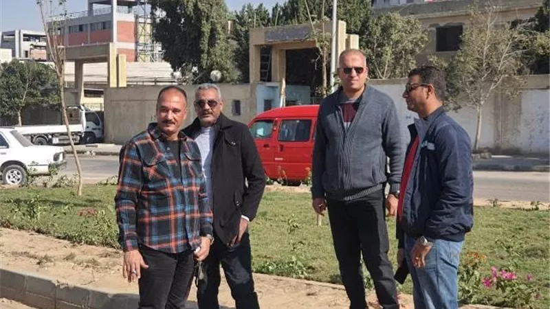 تعرف على أحدث أعمال الزراعة والتجميل والنظافة داخل مدينة بدر صور