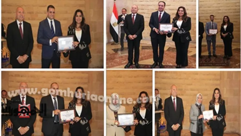 وزيرة التنمية المحلية تكرم المشاركين في تنظيم المنتدي الحضري
