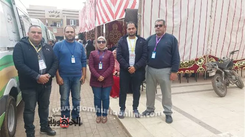 علاج ١٣٨٣ مواطنا بالمجان في قافلة طبية بدمياط