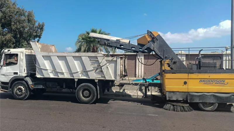 رفع ٢١١ طن مخلفات صلبة و٨١٩ كجم مخلفات طبية بالاسكندرية