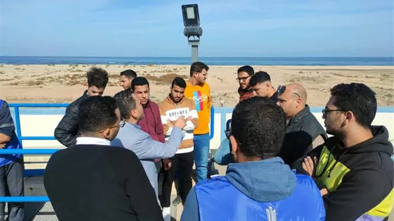 كلية الهندسة تنظم جولة تعليمية لمشروعات المنصورة الجديدة