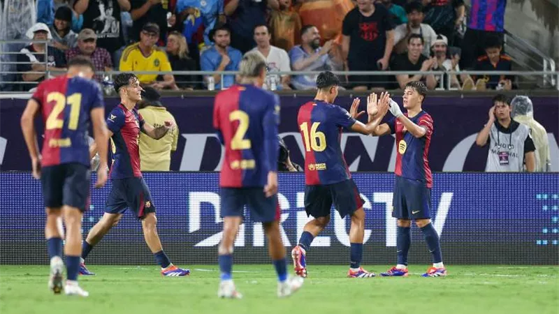 معلق مباراة برشلونة ولاس بالماس والقنوات الناقلة