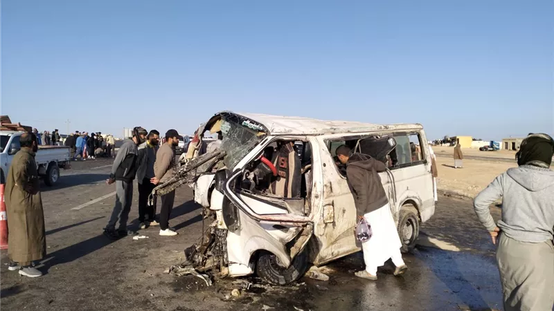 محافظ مطروح يتابع حادث مطروح الذي اصيب فيه ١٠ بينهم جثة لفرنسي