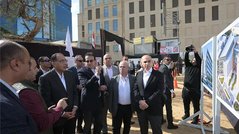 مدبولى يتفقد مشروع إنشاء مستشفى بولاق أبوالعلا العام الجديد