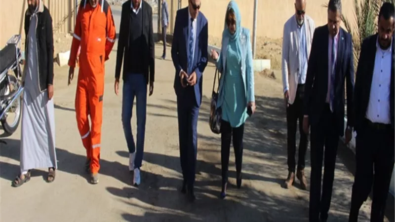 السحرتى تتفقد المزرعة البحثية بعلوم البحار بالسويس