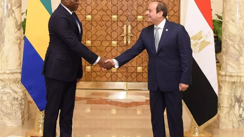 نص كلمة الرئيس السيسي خلال المؤتمر الصحفي المشترك مع نظيره الجابوني
