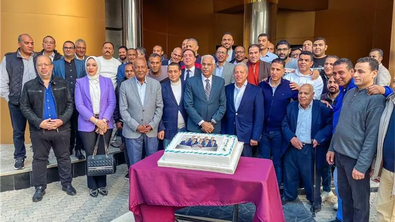 موظفو الاتحاد يودعون مجلس جمال علام - شاهد