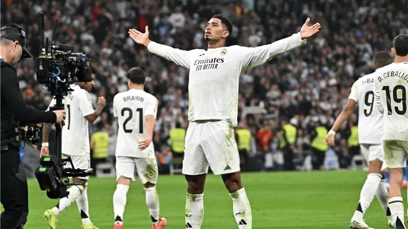شاهد.. هدفي مبابي وبيلينجهام لريال مدريد ضد خيتافي