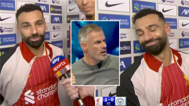بعدما وصفه بـ الأناني.. شاهد صلاح وفان دايك يسخران من جيمي كاراجر