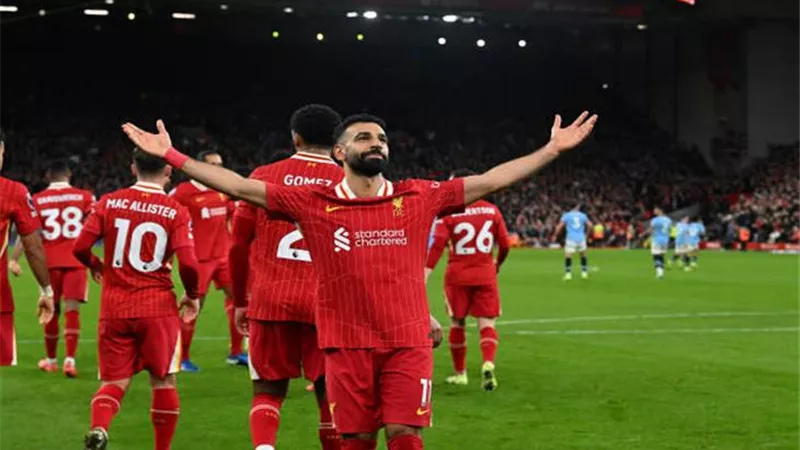 صلاح يقود ليفربول للفوز على مانشستر سيتي .. شاهد ملخص المباراة