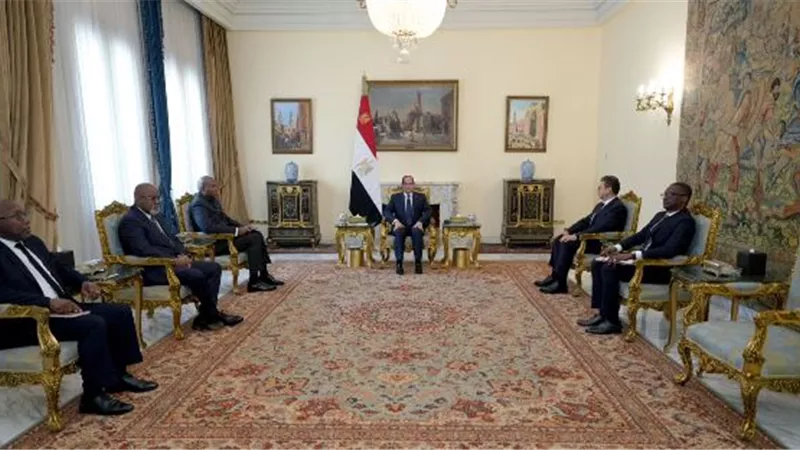 الرئيس يتسلم رسالة من نظيره الكونغولى لتعزيز العلاقات بين البلدين