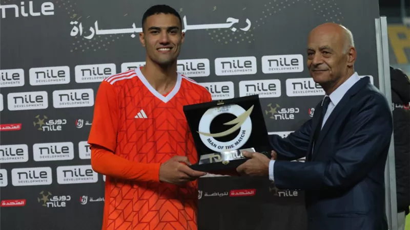 محمود جهاد افضل لاعب فى لقاء فاركو وبتروجت