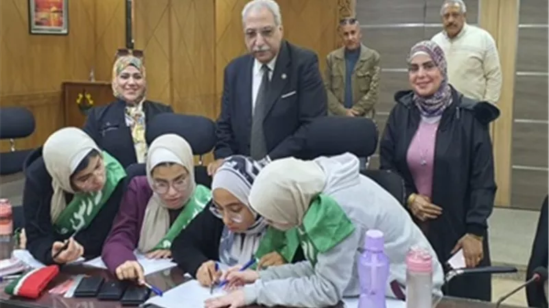 مدير تعليم القليوبية يتابع فعاليات مسابقة أوائل الطلبة للإعدادية