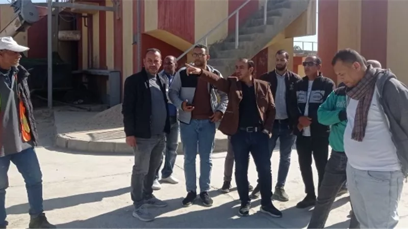قيادات جهاز 15 مايو يتفقد أهم المشروعات الخدمية فى المدينة.. صور