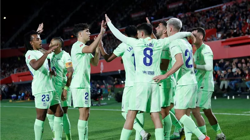 برشلونة يُعاقب مايوركا بخماسية فى الليجا.. ورافينها رجل المباراة