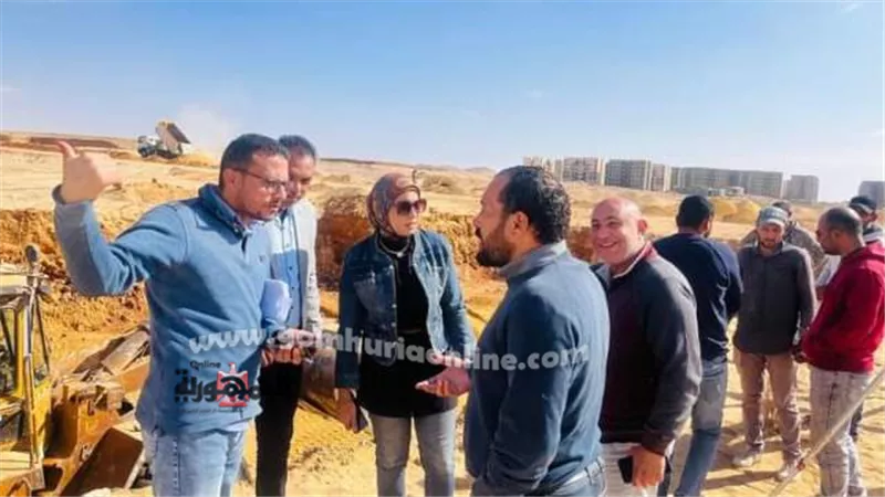 رئيس جهاز مدينة السويس الجديدة تتفقد مشروعات الخدمات بالمدينة