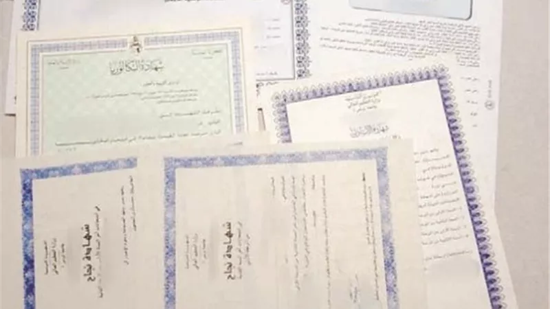 عاطل عابدين يبحث عن الملايين..يروج الشهادات العلمية.. ويزور المستندات الرسمية