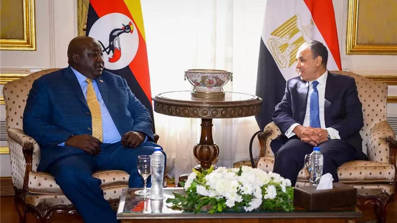 تفاصيل المشاورات السياسيةلوزير الخارجيةووزير العلاقات الدولية الأوغندي