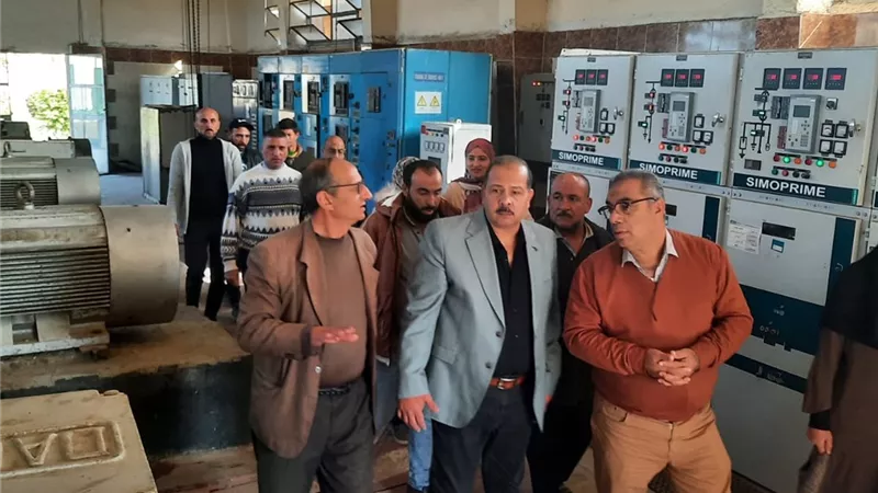 رئيس مياه دمياط يواصل جولاته للمحطات ويستهدف تقديم خدمات مميزة