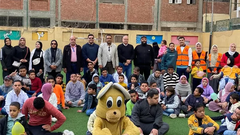 يوم رياضي للأبناء القادرون بإختلاف بالتعاون مع بنك التطوع المصرى