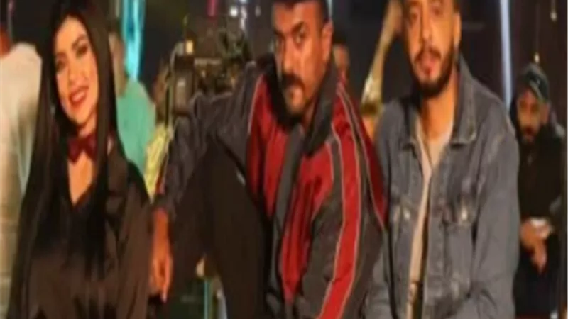 أحمد العوضى يروج لـ فهد البطل برفقة عصام السقا وكارولين عزمي