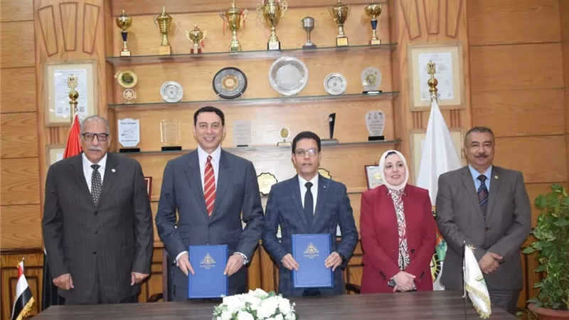 بروتوكول تعاون بين جامعة بنها والاتحاد الرياضي للجامعات
