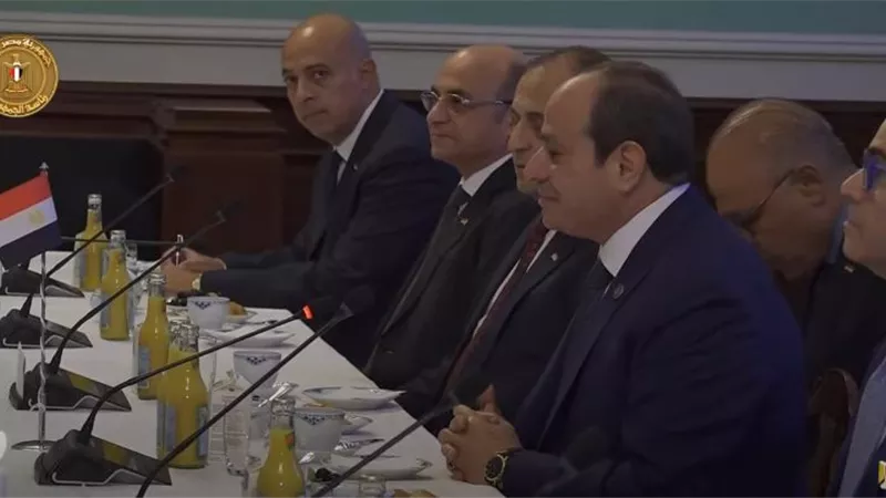 مؤتمر صحفي مشترك بين الرئيس السيسي ورئيسة وزراء الدنمارك بكوبنهاجن بعد قليل