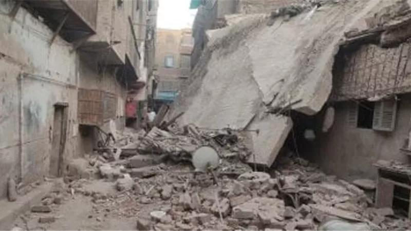 انهيار جزئى لعقار بـ مصر القديمة دون إصابات
