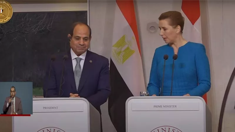 رئيسة وزراء الدنمارك: نتفق مع مصر في أن حل الدولتين هو الخيار الأمثل للشرق الأوسط