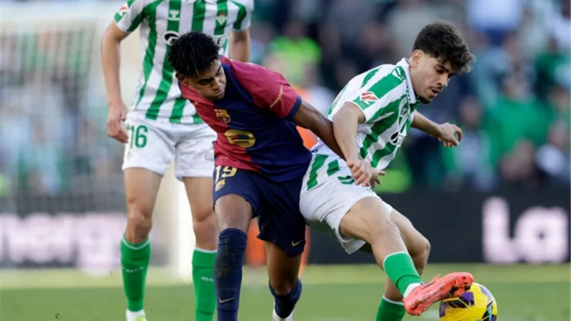 ريال بيتيس يستدرج برشلونة الى التعادل في الدوري الإسباني