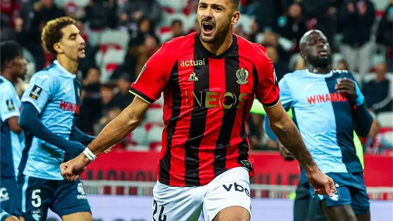 نيس يفوز على لوهافر بثنائية في الدوري الفرنسي في غياب عبد المنعم