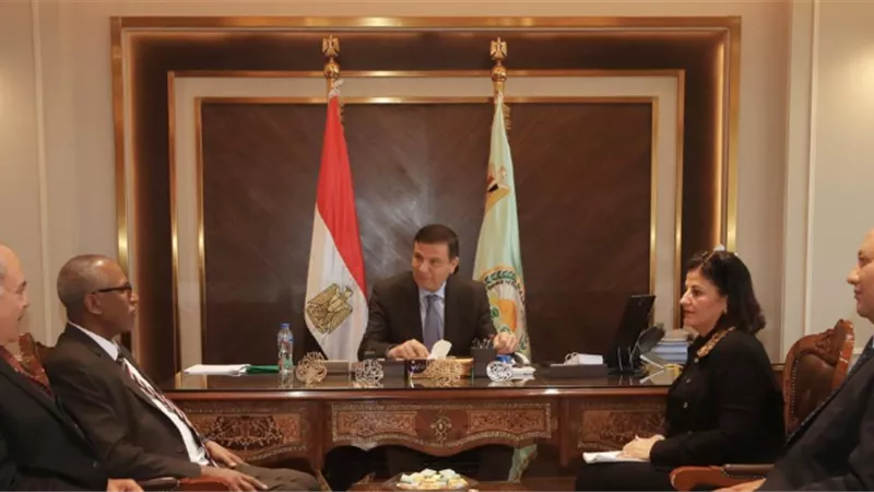 وزيرالزراعة يستقبل المديرالاقليمي للايفاد لبحث المشروعات الزراعية