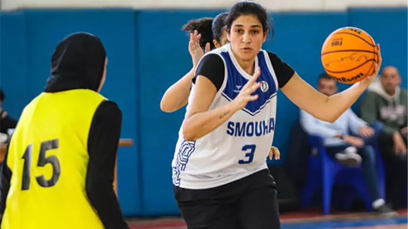 سلة سيدات سموحة يفوزن على وادى دجلة ويصعدن لدور ال8 لكاس مصر