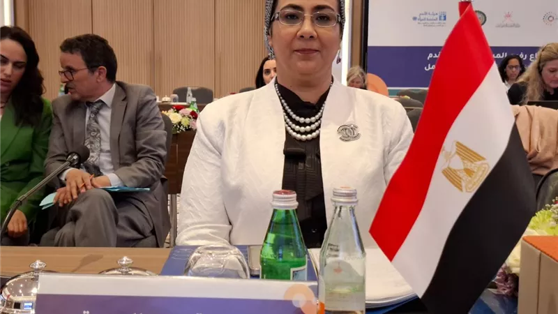 المستشارة أمل عمار تلقي كلمة مصر في فعاليات الدورة الـ 12 للجنة المرأة بالإسكوا