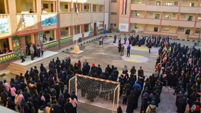 مدرستا بورسعيد بنات وعلى مبارك الابتدائية أخر انضباط
