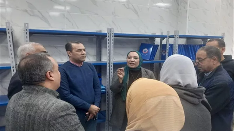 وكيل صحة البحيرة يتابع العمل بوحدة طب أسرة أبيس ٤ بكفر الدوار