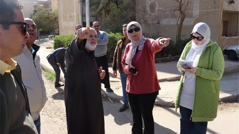 تفاصيل الجولات المفاجئة لرئيسة جهاز مدينة الشيخ زايد على الأحياء.. صور